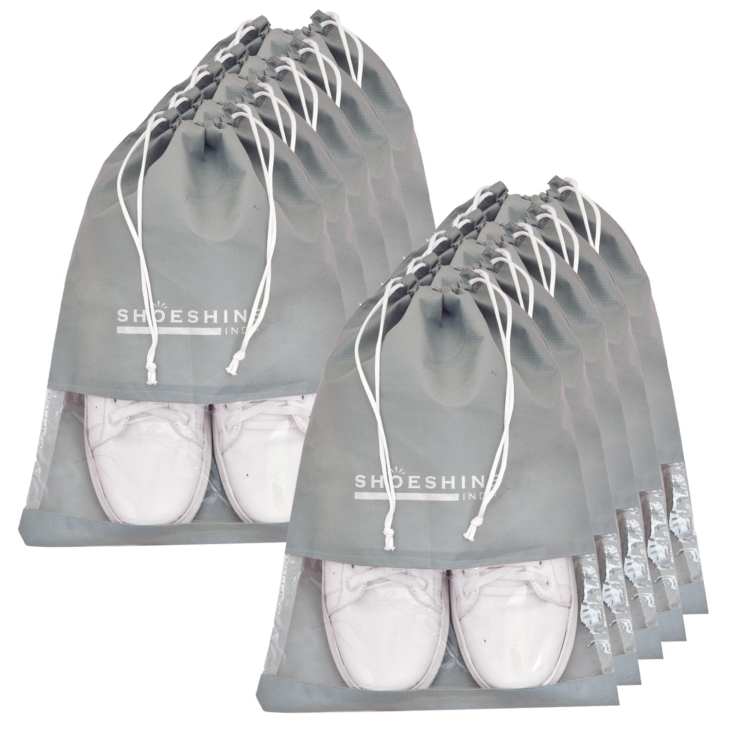 Travel Shoe Storage Bag – Waterproof Drawstring Shoe Organizer