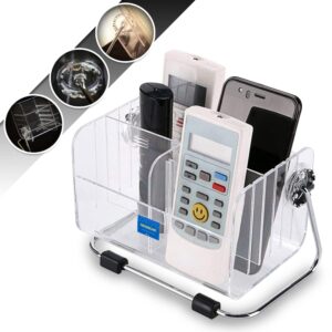 Wall Mount Remote Control Holder – Multi-Purpose Storage Organizer