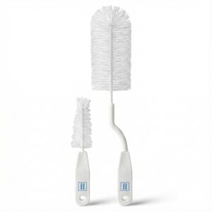 2-in-1 Bottle Cleaning Brush Set – Long Handle Cup & Baby Bottle Cleaner