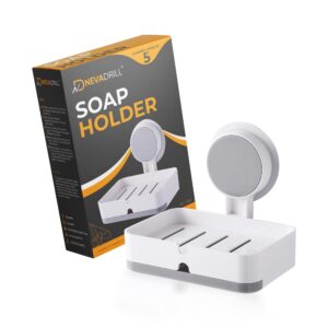 Wall Mount Soap Holder – No Drill Bathroom Soap Tray