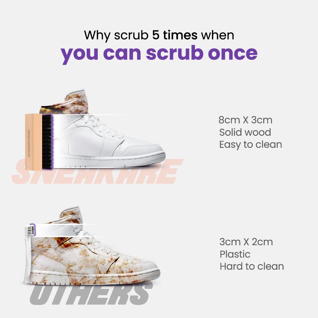 Quick Shoe Cleaning Kit – Sneaker Cleaning Foam with Brush - Image 3
