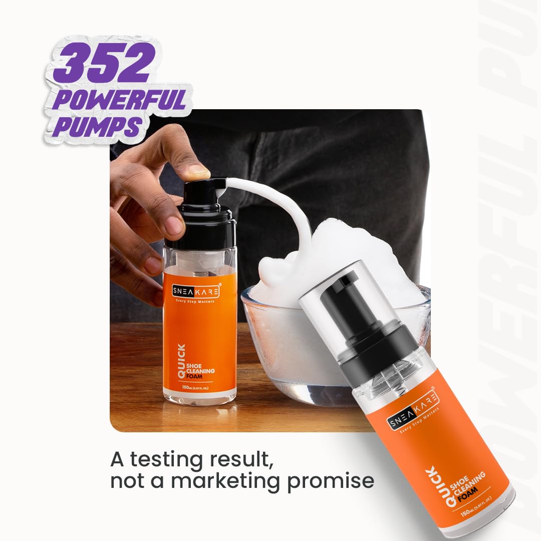 Quick Shoe Cleaning Kit – Sneaker Cleaning Foam with Brush - Image 6